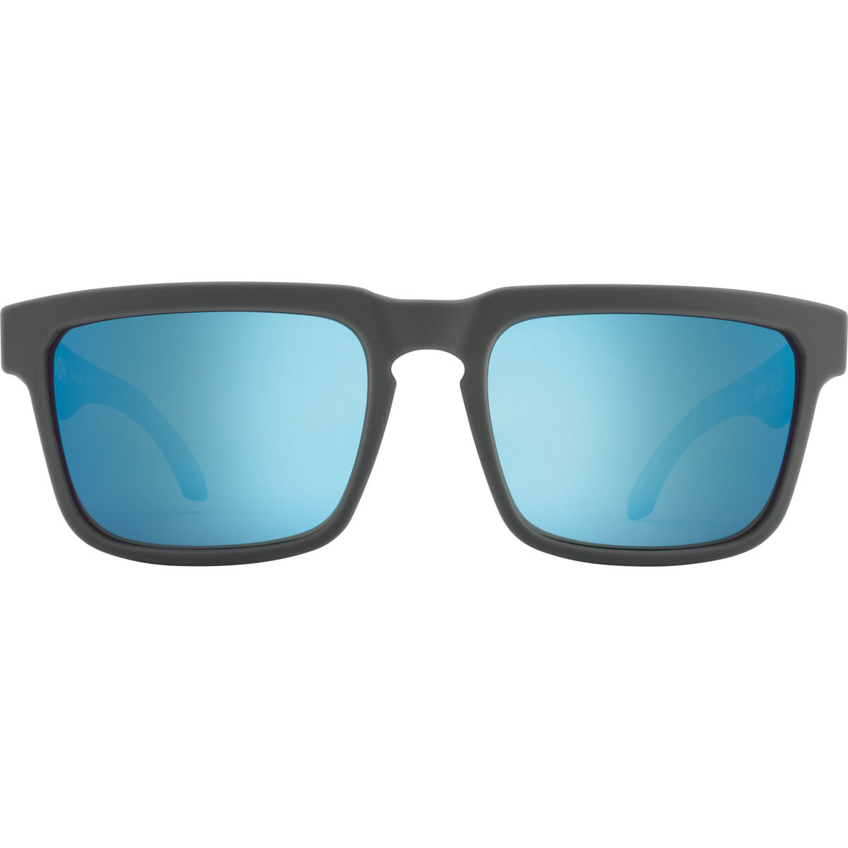 HELM, Soft Matte Dark Gray-Happy Gray Green Polar with Light Blue Spectra Mirror, hi-res image number null